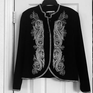 Beautiful embroidered short waisted jacket